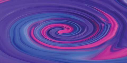 Fototapeta premium A digital art illustration featuring a vibrant pink and purple fractal vortex with swirling liquid light waves and a spiral motion pattern that creates a beautiful abstract circular texture