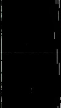 Contrasting Glitch Digital Noise Aesthetic