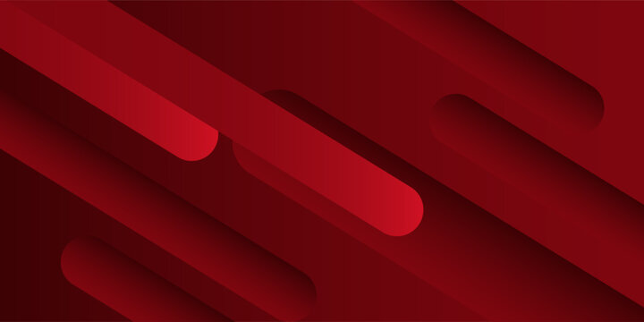 Abstract Maroon Red Background with Rounded Diagonal Parallel Lines and 3D Gradients.10eps