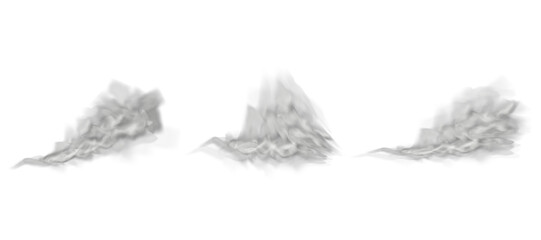 PNG white powder explosion set isolated on transparent background This collection contains soft dust bursts and smoke clouds for overlay compositing and creative scenes © Mirinda