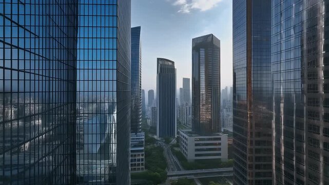 Reflections of urban grandeur and towering ambition