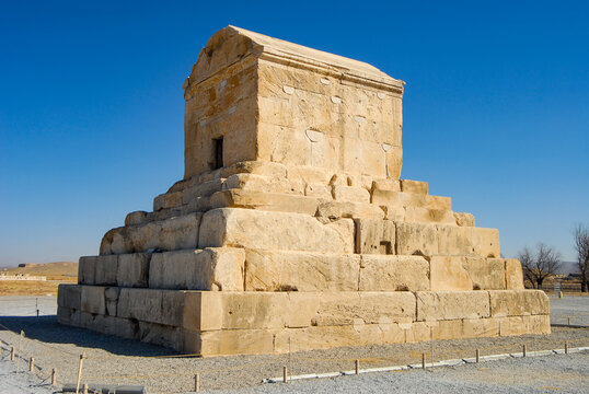 Tomb of Cyrus the Great, located in Pasargadae, Iran