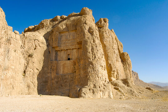 Naqsh-e Rustam is an ancient necropolis located in Iran near Persepolis