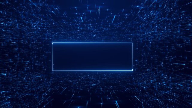 Futuristic Border hud ui gui Biometric Glitch HUD Style Hologram Video frame. Distorted screen in cyberpunk style, games, movies, science fiction. viewfinder Interference cyber frame Hologram 3D 4K