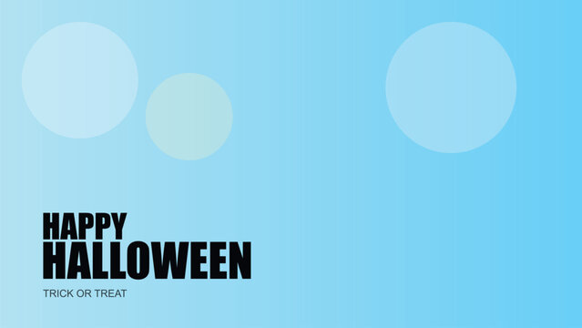 Spooky halloween trick or treat with glowing lights Vector