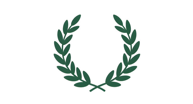 green laurel, laurel wreath, victory symbol, honor emblem, award wreath, leaf wreath, nature symbol, success icon, green leaves, classic emblem, winner badge, achievement symbol, wreath design, decora