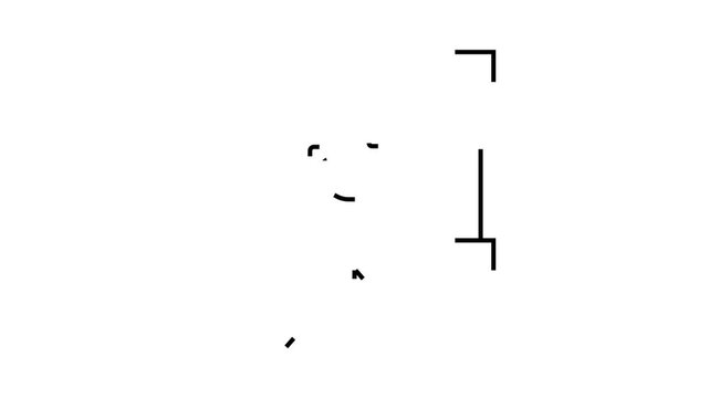 A simple flat-style animation showing a browser window with a thumbs-up icon, symbolizing likes, approval, or positive user feedback on a website.	