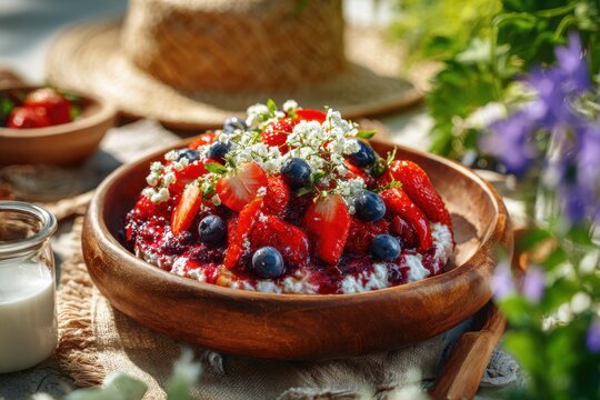 Traditional Estonian Summer Dish Kama