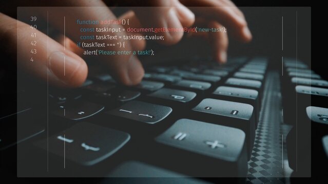  programming for task manager user interface, handling form submission, input validation, task list rendering, and exception alerts with dynamic DOM interaction Marrow