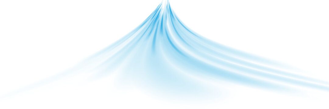 PNG Light line neon swirl effect glitter light fire flare trace. Bright flashes and motion blur emphasize speed and intensity. Dynamic blue wave lines mimic flowing sea water with transparent contours