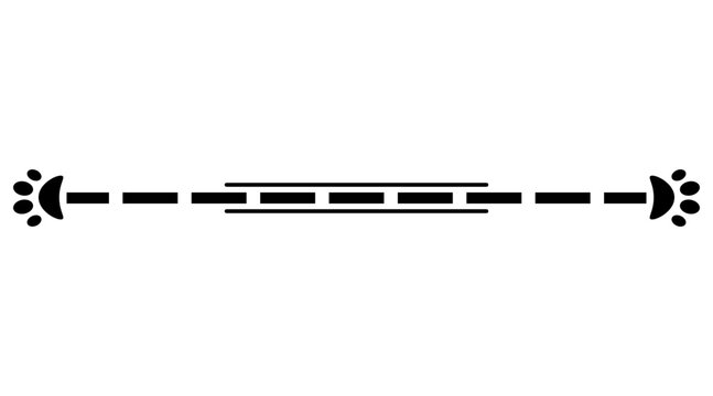 pet paw border