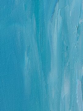 Oil painting background with thick brushstrokes on linen canvas texture