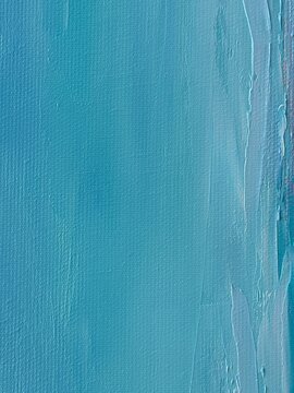 Oil painting background with thick brushstrokes on linen canvas texture