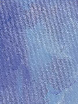 Oil painting background with thick brushstrokes on linen canvas texture