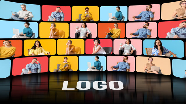 Video Wall Stage HD 5 &ndash; Large LED Screen Display for Events, Concert and Stage Presentation, Dynamic Digital Backdrop for Broadcast, Show and Live Performance