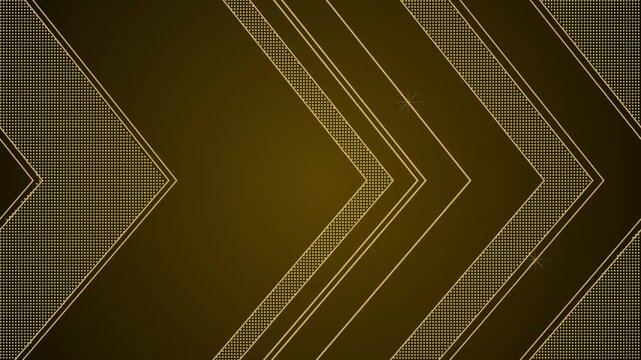 Chevron geometric shape background animation, Abstract geometric chevron pattern with dotted textures and thin glowing lines