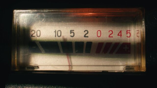 Tape audio music player, VHS studio magnetic tape, vintage retro spool reel to reel player and recorder, magnetic tape data storage close up, music studio. 