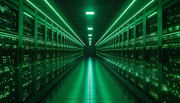 Data center servers technology infrastructure digital storage