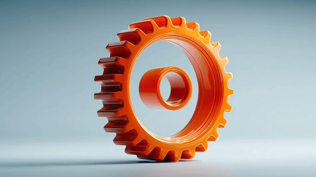 Wheel isolated on minimal background representing movement and progress concept, circular object symbolizing transportation, momentum, continuity and dynamic action