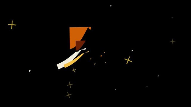 Spacecraft docking animation, futuristic starship approach, orbital rendezvous sequence, sci-fi spacecraft maneuver