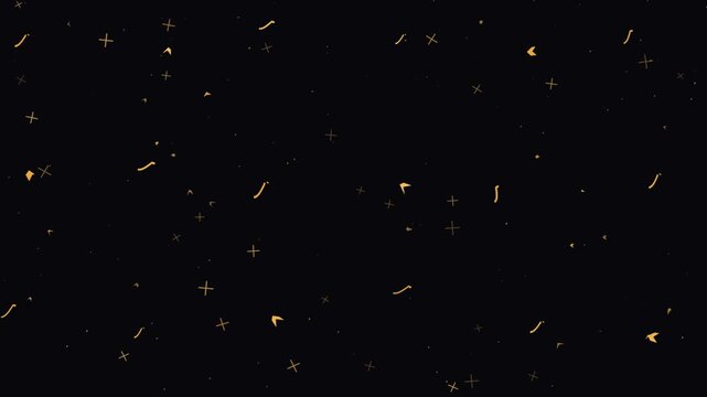 Night sky starfield with shooting stars time lapse astronomy astrology
