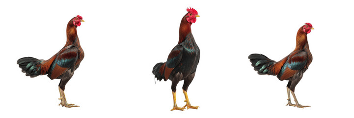 Malay Chicken Standing Tall Posture - Gallus gallus domesticus - Oriental Game Poultry - Poule Malais - Malaien Huhn - Giant Livestock Photography SEO for Farming and Agriculture Industry © Homelander