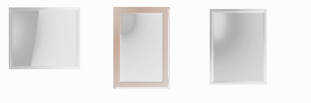 Window Pane Glass Frame Mockup - Cadre de carreau de fen&ecirc;tre en verre - Fensterscheibenglasrahmen - Marco de vidrio de panel de ventana - Traditional Architectural Design Element for Interior