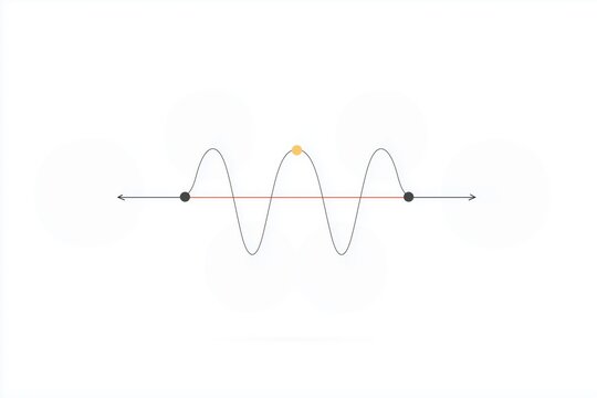 Light wavelength measurement diagram, transverse wave with lambda, crest and trough labeled, scientific illustration