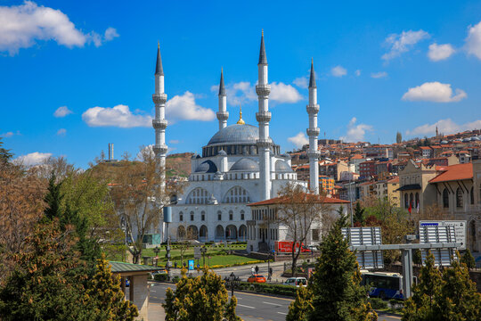 Melike hatun mosque building in Ankara