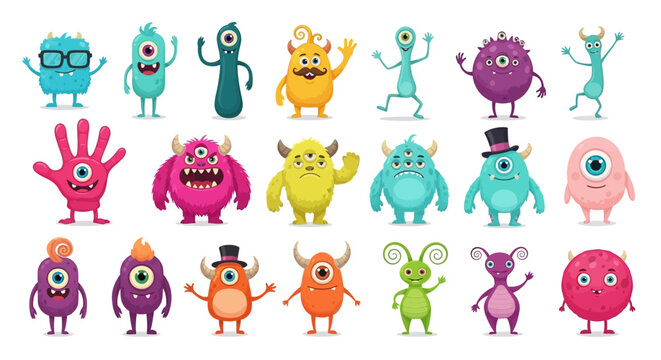 Cute Monsters" Images  Browse 4,630 Stock Photos, Vectors, and Video |  Adobe Stock