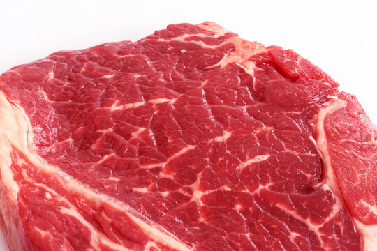 Raw wagyu beef steak macro pattern