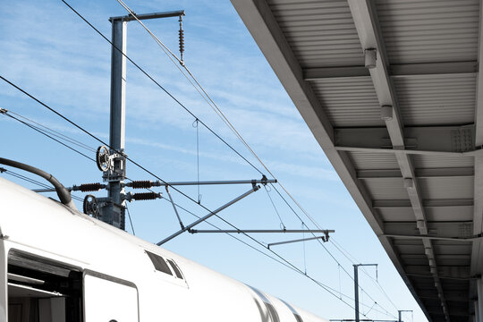 Modern railway station