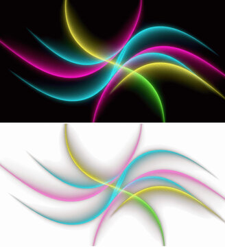 Abstract glowing spark trails high speed light motion background energy path Rastros de chispas Traces d'&eacute;tincelles Funkenspuren dynamic movement conceptual design electric speed wallpaper art