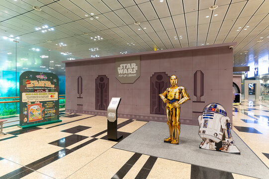Singapore's first Star Wars pop-up library at Changi Airport T3