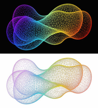 Abstract smooth glowing waves vibrant flowing lines background futuristic energy motion Ondas brillantes Ondes brillantes Sanfte Wellen technological design cyber art digital wallpaper render