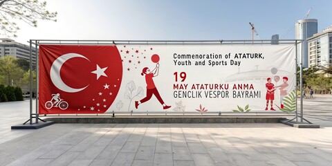 May 19th, Turkish Commemoration of Ataturk, Youth and Sports Day Turkish
