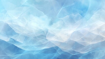 Fototapeta premium Abstract Blue and White Geometric Wave Background