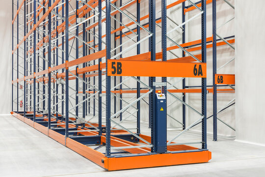 New empty industrial warehouse
