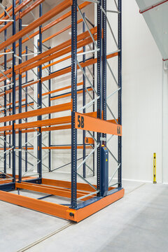 New empty industrial warehouse