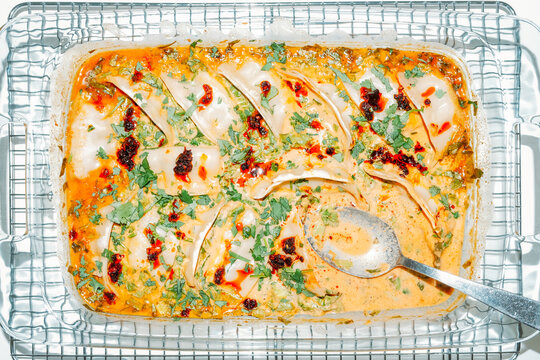 Red Curry Coconut Dumpling Bake Meal
