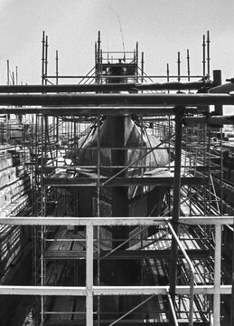 Submarine in Dry Dock