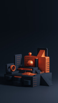 Discover geometric shapes in a stylish, luxury atmosphere