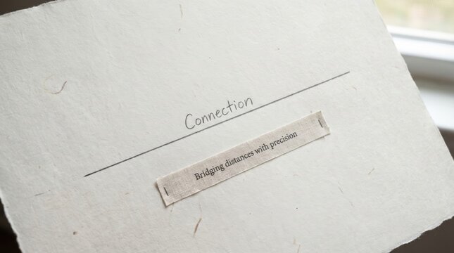Minimal Composition Showcasing Connection Concept