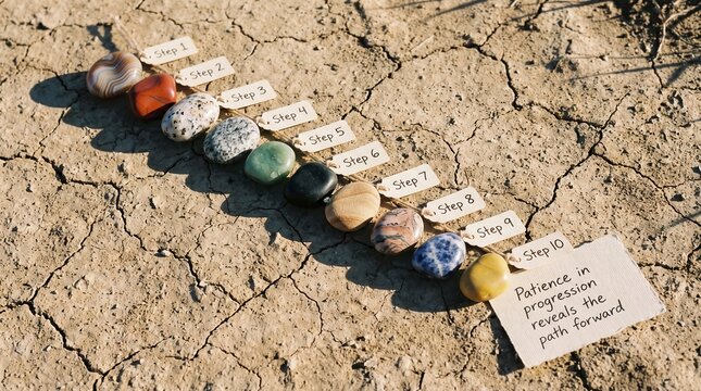 Structured Alignment of Ten SM S1 2 Stones in Sequence