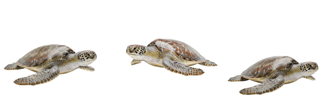 Green Sea Turtle Swimming - Chelonia mydas - Tortue verte - Tortuga marina - Marine Reptile SEO Title - Endangered Aquatic Animal in Coral Reef Wildlife Photography - Majestic Ocean Wildlife Photo