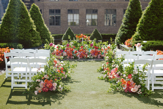 Wedding Ceremony Floral Arrangement