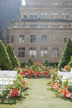 Wedding Ceremony Floral Arrangement