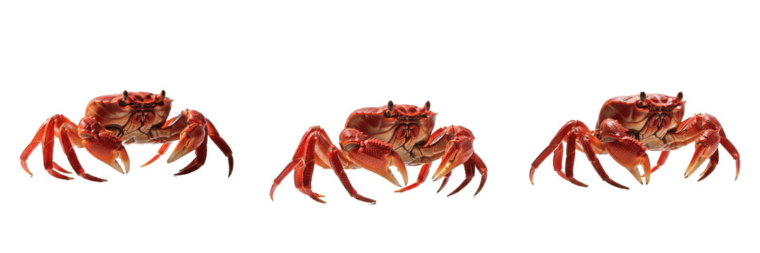 Red King Crab Underwater - Paralithodes camtschaticus - Crabe - Cangrejo - Large Marine Crustacean SEO Title - Giant Ocean Shellfish on Sea Floor Habitat Wildlife Photography - Edible Marine Species