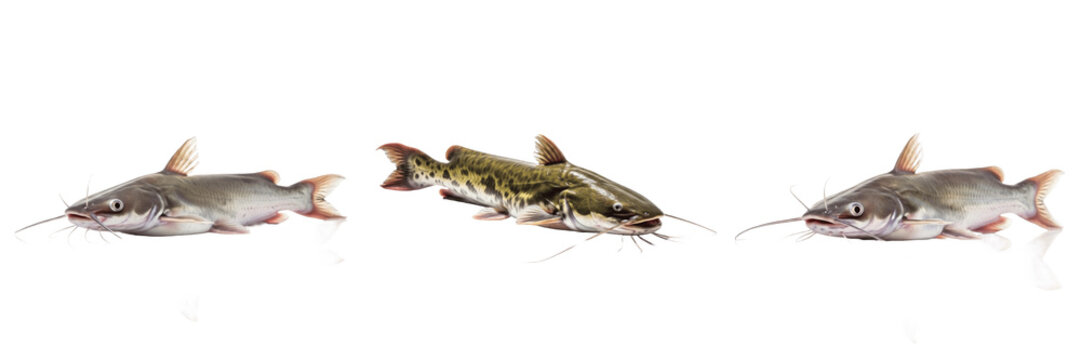 Channel Catfish Whiskers - Ictalurus punctatus - Poisson-chat - Bagre - Freshwater Bottom Feeder SEO Title - Large Fish in River Bed Habitat Wildlife Photography - Iconic American Sport Fishing