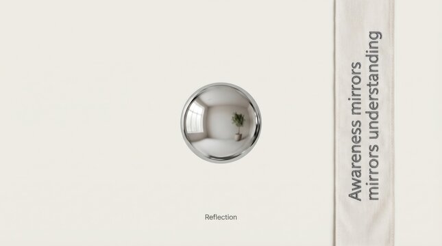 Minimal Composition Showing Reflection 9